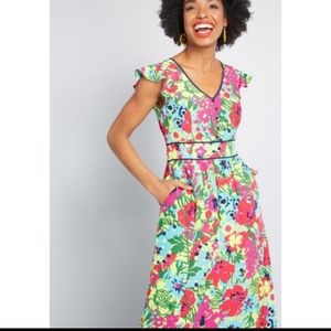 EUC MODCLOTH MAXI DRESS 4X